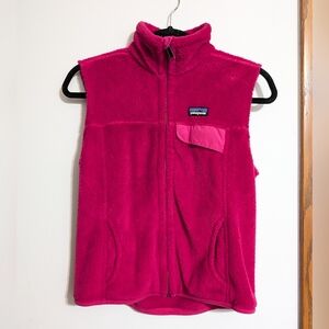 Patagonia Pink Fleece Vest